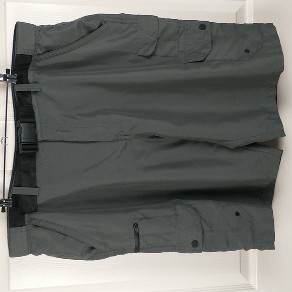 Denali Shorts Denali Mens Gray Cargo Hiking Camping Shorts 38